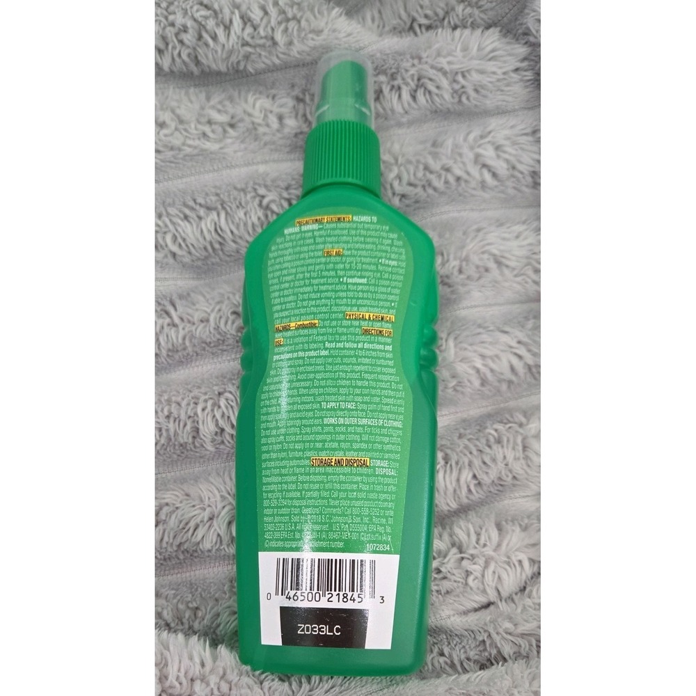 OFF! Deep Woods Insect Repellent Pump Spray 25% DEET 6oz Mosquito Tick Repellent - Picture 2 of 3